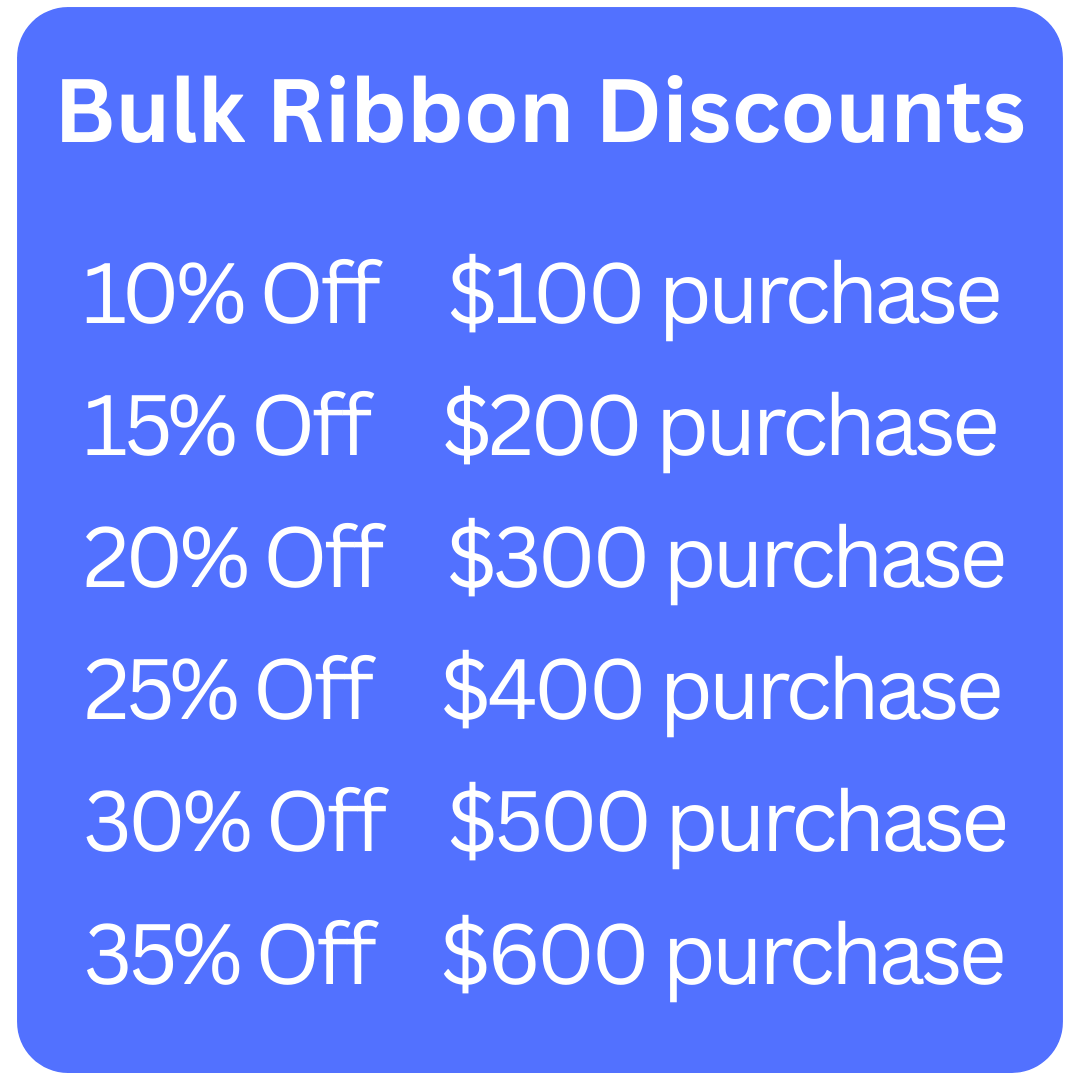 Bulk and Wholesale Ribbon Discounts
